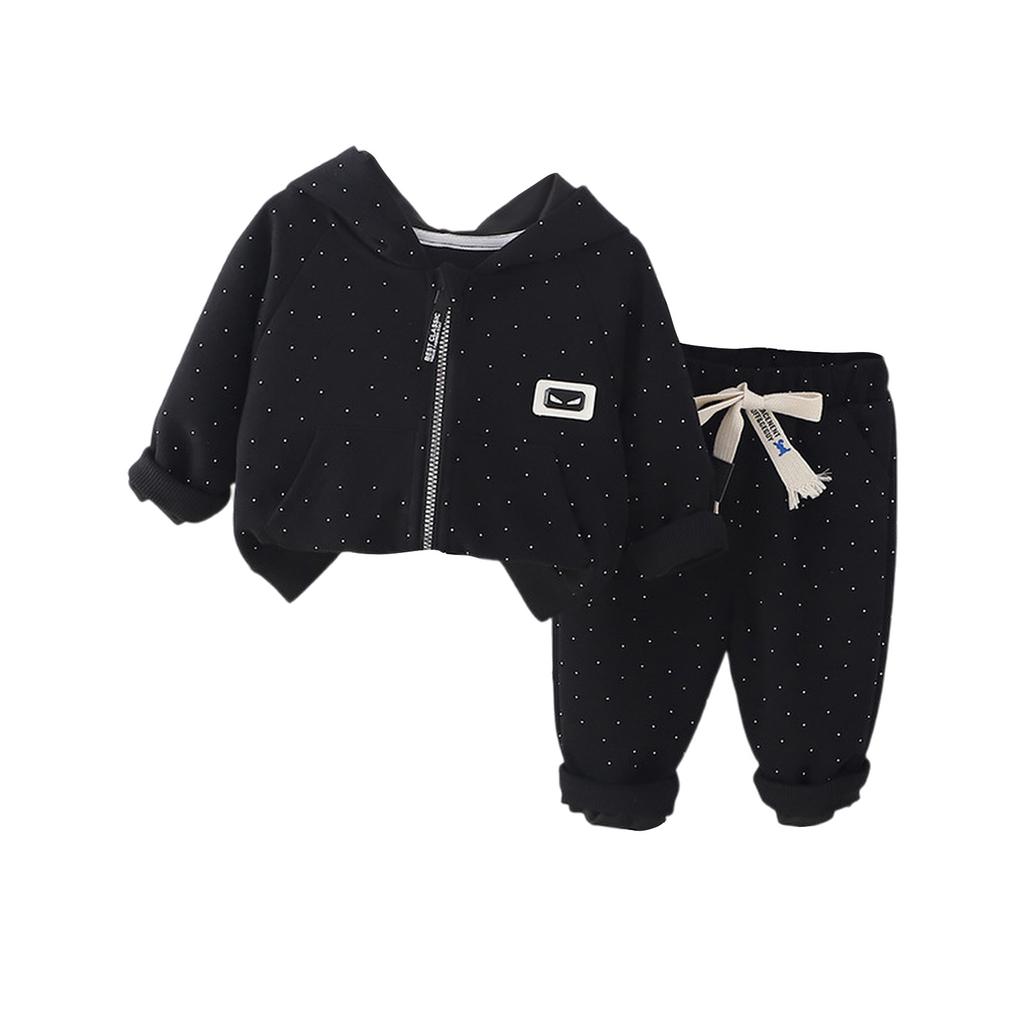 Set casual a maniche lunghe per bambini, comodi outfit da indossare tutti i giorni