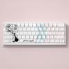 Anime Lion MAD60/wooting60 Keycap, Side Engraved, Translucent, Compatible with US/Canada National Team 02 Keyboard.