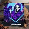 1PC Ghostface Greetings Poster Flannel Blanket Gift, Suitable for Both Men And Women, Soft Ideal for Beds And Sofa, Birthday Or Christmas Gift