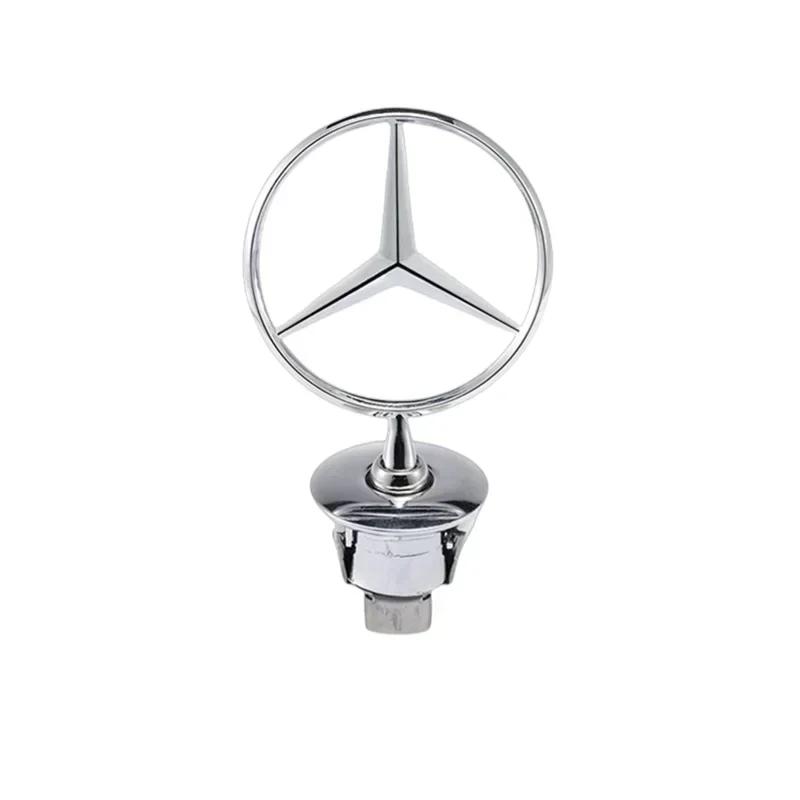 Car Front Bonnet Hood Emblem Badge for Mercedes Benz W202 W203 W204 W205 W208 W210 W220 GLA CLA GLC GLK GLE Accessories JGU2