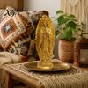 Handmade Retro Figurine Our Lady of Guadalupe Religious Statue, Virgin Mary Figurine, Resin Sculpture, Collectable Character Inspirational Art