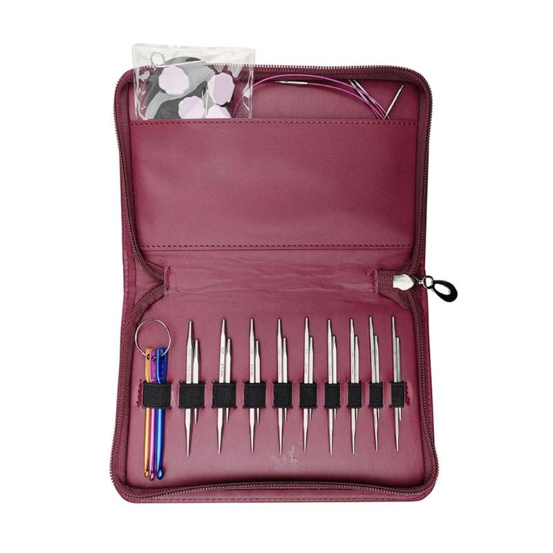2.5-5mm Interchangeable Crochet Needle Knittings Starter Tool Knittings Needle