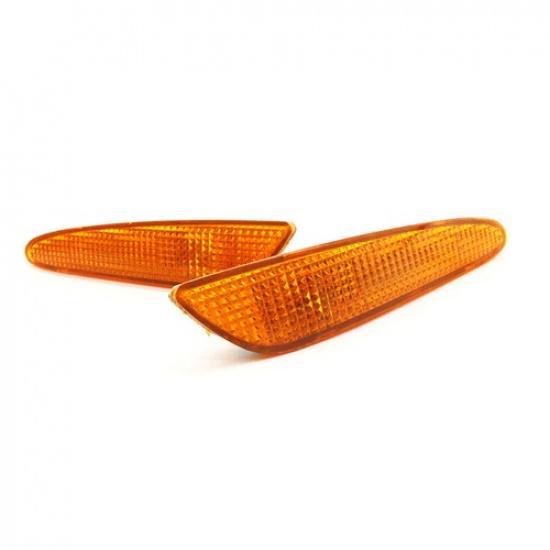 Left + Right Bumper Side Marker Light For Mercedes Benz W211 E Class 2003-2006
