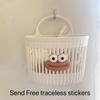 1PCS Small Hanging Basket Storage Basket Bathroom Bathroom Face Towel Storage Basket Kitchen Dormitory Bedside Wall-mounted Hanging Basket