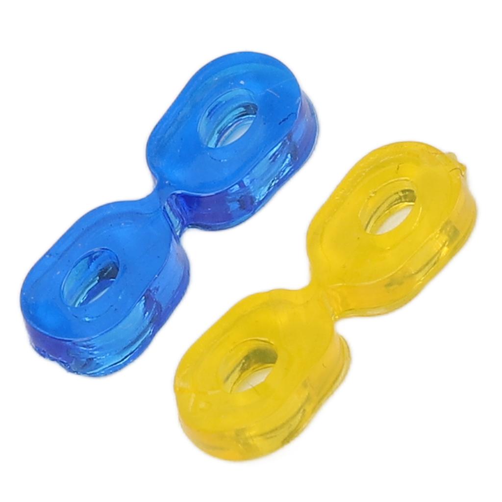 60Pcs Dental Wedge Elastic Rubber High Toughness Hygeian Tooth Seperator Fixing Wedges for Hospital