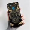 Handyhülle Für Infinix S5/S5 lite/X652/Camon 12 Air/CC6 Schwarz Niedliche Cartoons Bemalte Hülle Stoßdämpfer Weiche Stoßfeste Schwarze Hülle