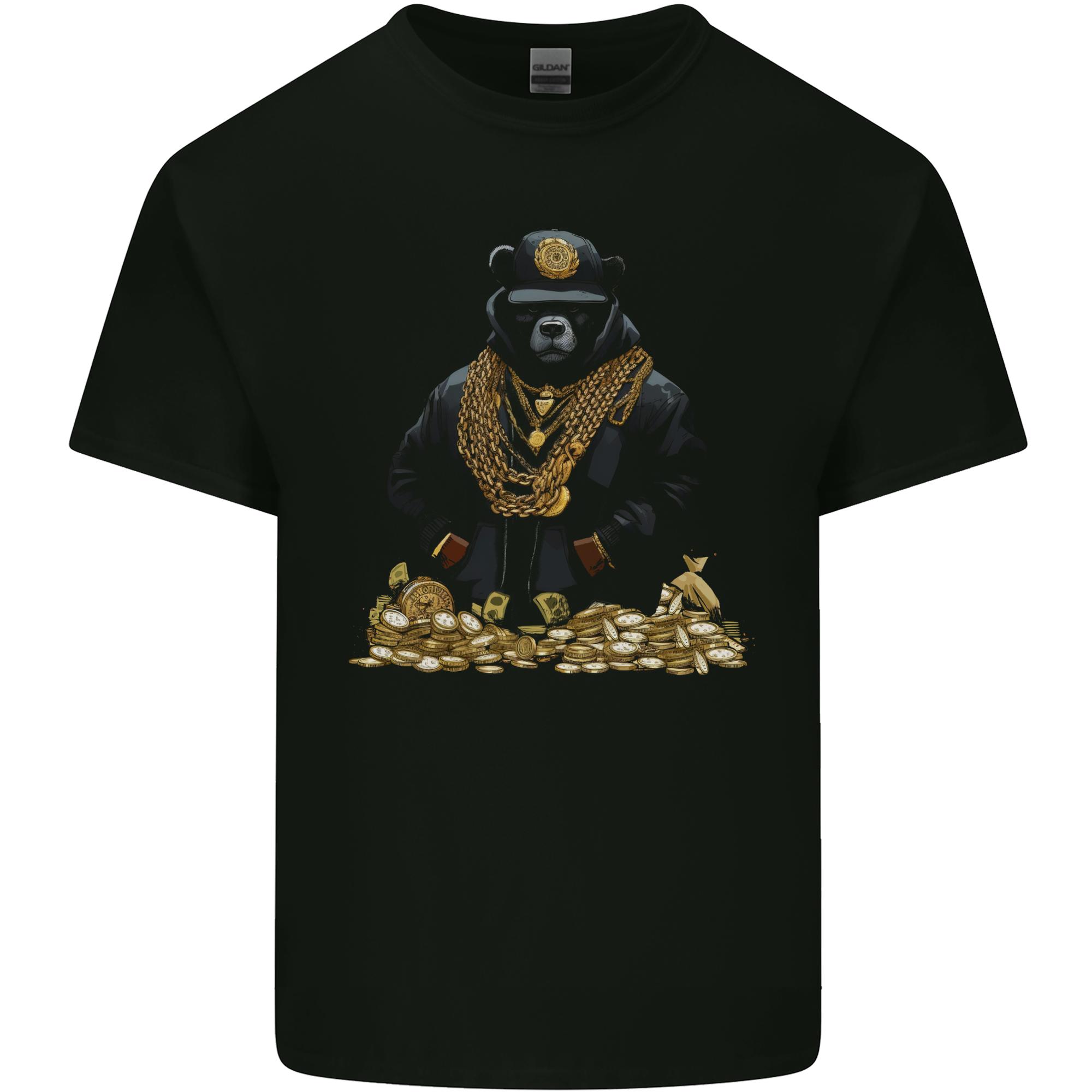 Money Bear Cash Hustle Unisexs Light Cotton TShirt S