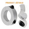 1pc Double Split Shaft Clamp Collar Secure Stabilize 45mm 50mm 55mm 60mm Shafts