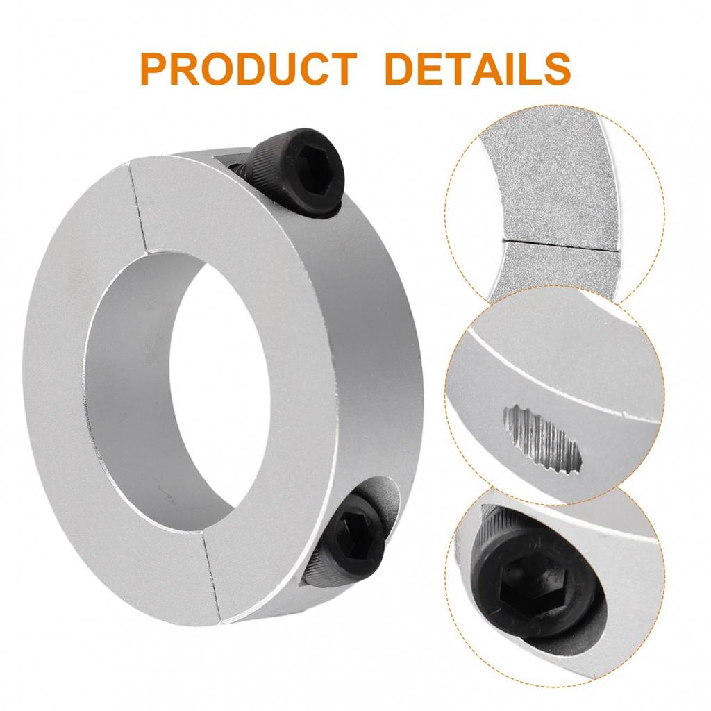 1 Stück Doppelt Geteilter Wellenklemmring Sicher Stabilisieren 45mm 50mm 55mm 60mm Wellen