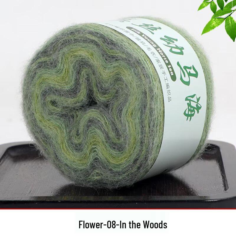 Handmade Gradient Silk Baby Alpaca Yarn for DIY Knitting: Sweater, Shawl, Scarf