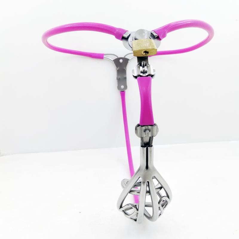 Male Stainless Steel Silicone Hollow Cock Cage Invisible Chastity Belt Shield Device Anal Hole Adult BDSM Bondage Lock Pants Man