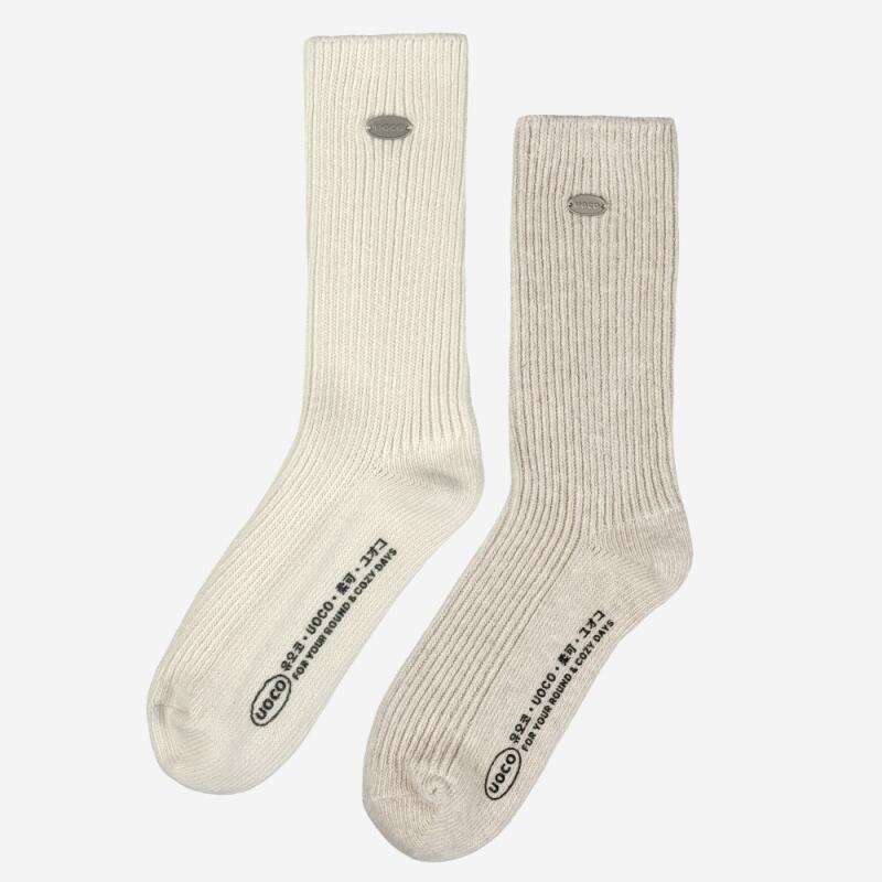 

[UOCO] Cotton Socks cream