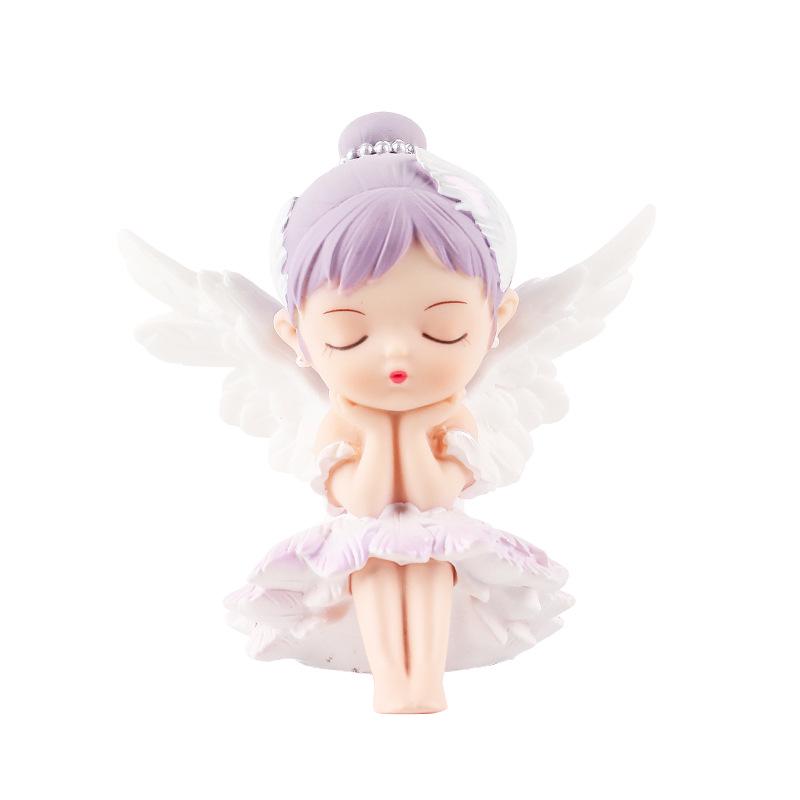 Bella Ballet Girl Figurine - Cute Vinyl Cake Topper & Desktop Decoration for Girls