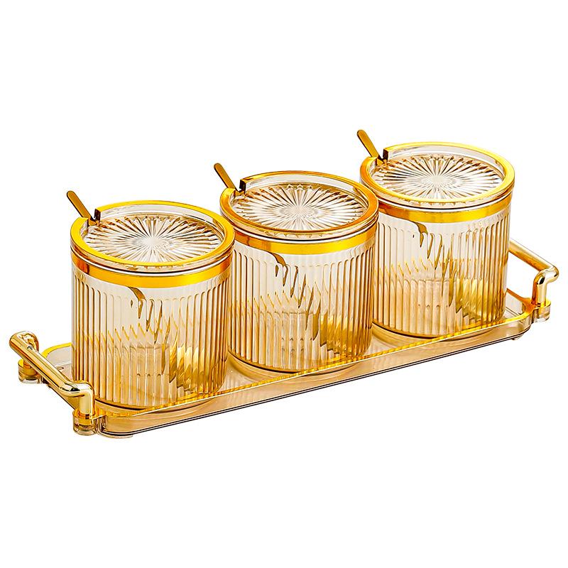 Luxury Kitchen Spice & Salt Jar Set - Elegant Seasoning, Storage, and Combination Solution