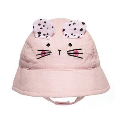 Snuggle Shop Baby Girls Embroidered Bucket Hat