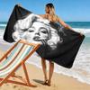 Marilyn Monroe Print Strandlaken, Groot Zacht Sneldrogend Handdoek voor Strand Camping Zwemmen