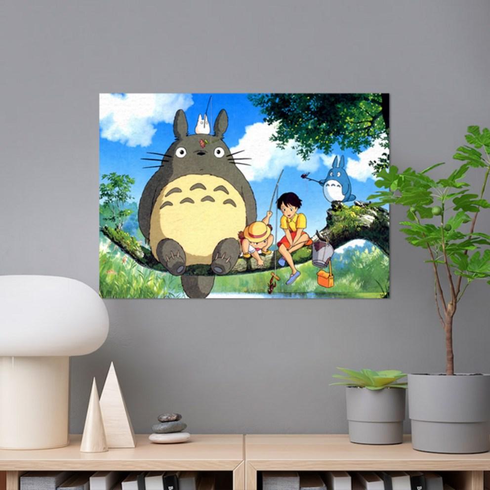 Studio Ghibli Princess Mononoke Felt Fabric Poster - Multiple Sizes (A1, A2, A3, A4)