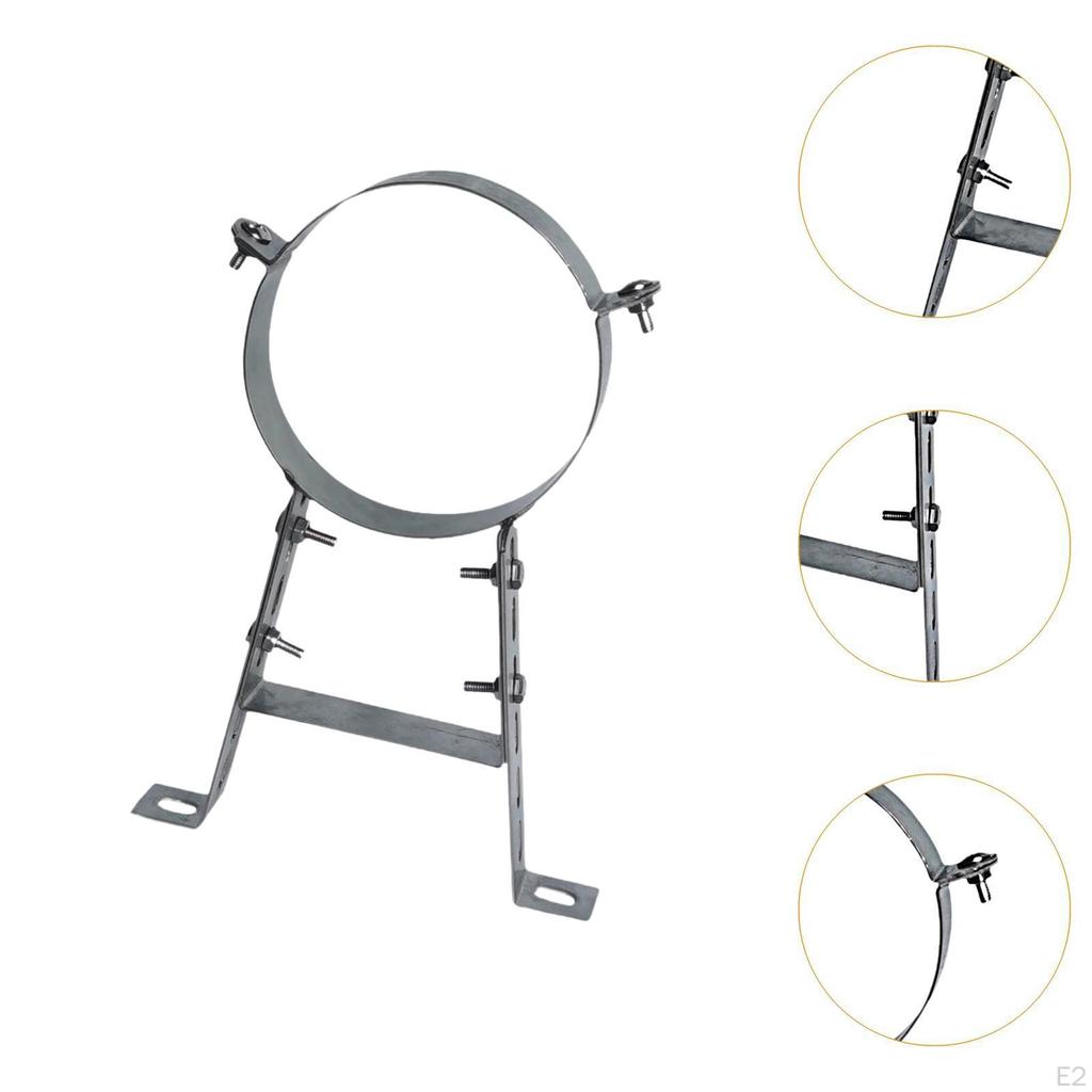B Vent Pipe Bracket Holder, Chimney Wall Strap for Indoor Use