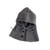 Korean Balaclava Women's Autumn and Winter Hat and Scarf Integrated Outdoor Warm Ear Protection Woolen Knitted Hat