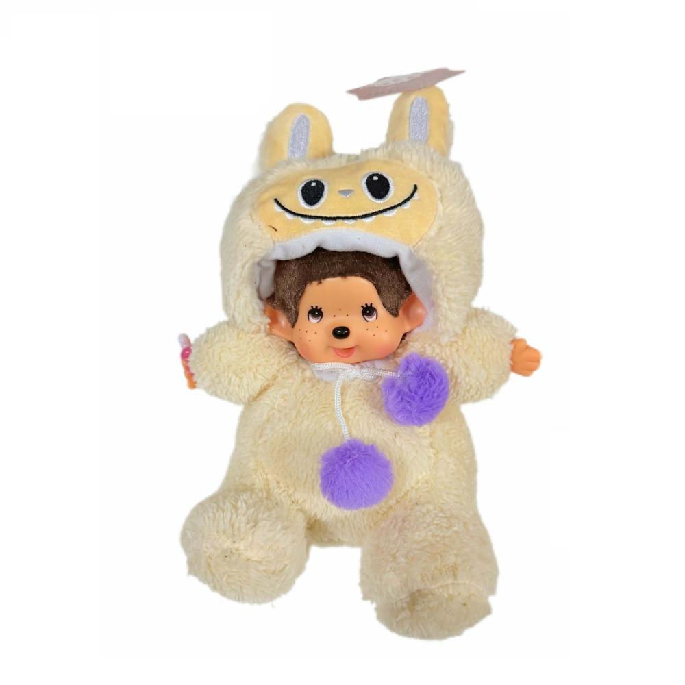 

PVC Monchi Plush Doll 20CM Dress Monchi Doll Cute Labubu Cartoon Figurine Valentine s Day Style 6