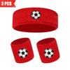 3pcs Headband And Wristband Set, Suitable for Basketball, Football, Running, And Other Sports, High Elasticity, Breathable, Comfortable