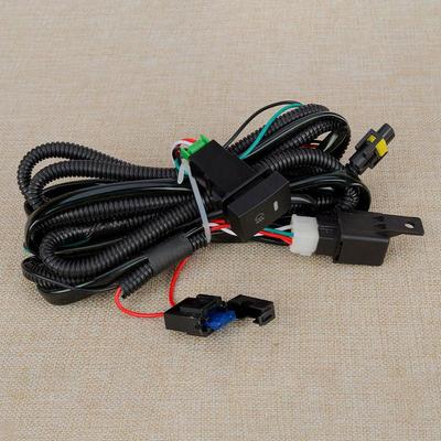 Add-On LED Fog Light Indicator H11 Wire Relay Wiring Harness Switch High Quality New Fit for Honda Civic CR-V Accord City