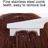 Super Dense Teeth Lice Cleaning Comb 1pc Painless Dandruff Lice Eggs Removal Tool for Children Adult Home Use