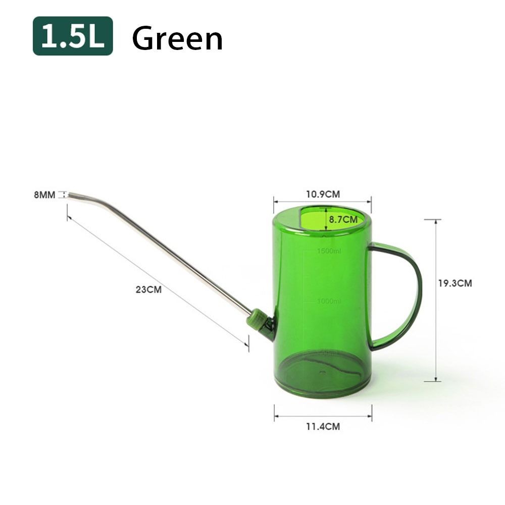 1ks velkokapacitní konev 1l/1,5l zahradnická zalévací láhev Domácí kancelář Venkovní zahrada Trávník