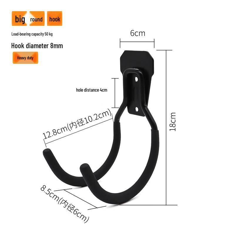 Outdoor Heavy-Duty Stainless Steel Flat Hooks