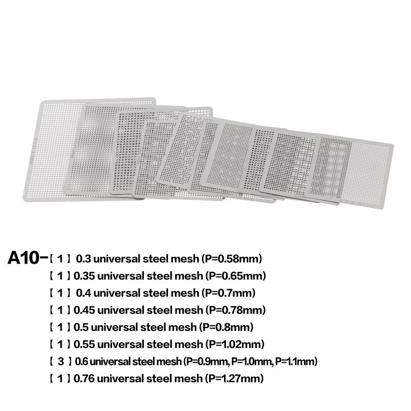 

Rework BGA General Template Fixture Direct Heated Stencils for SMT SMD Chip Repair High Precision Placement