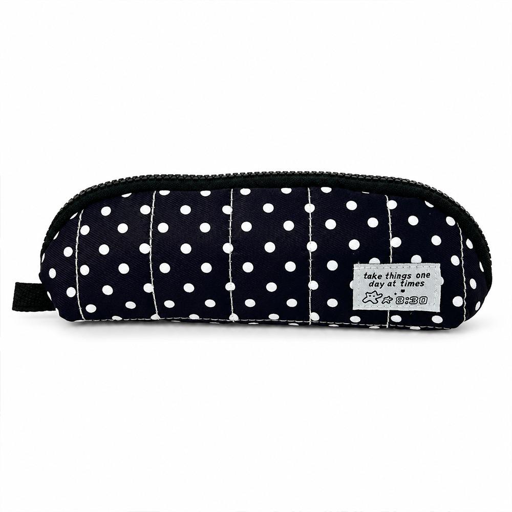 Polka Dot Design Pencil Case Large Capacity Pencil Pouch Stationery Organizer  School Supplies