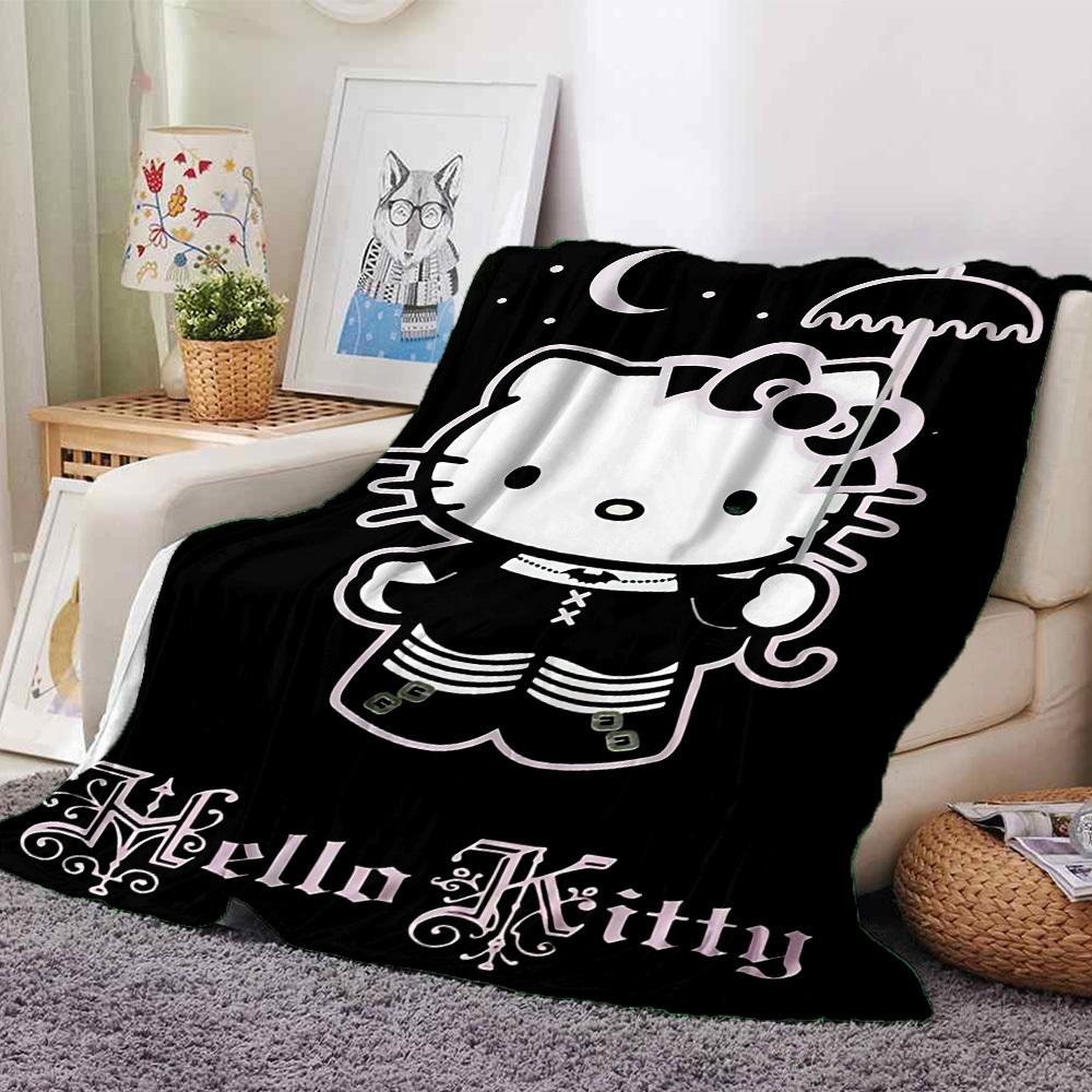 

1pc Hello Kitty Soft Flannel All-Season Throw for Home, Office, Outdoor UseDurable Comfort 100414 80cmx120cm(31inx47in)