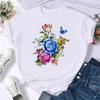 Maycaur Fashion Musical Note Printed Women T Shirt Harajuku Short Sleeve Funny T-Shirt Cute Cartoon Top Tees Female Clothes