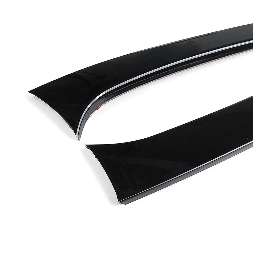 Gloss Black Pair Rear Window Side Wing Spoiler For BMW 1 Series F20 F21 12-19