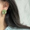 Pearl Flower Moon Stud Earrings Fashion Personality Design Earrings Sweet Age Reducing Small Fresh Earrings