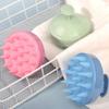 Silicone Shampoo Brush Head Scalp Massage Comb Clean The Scalp Thoroughly Body Massage Brush Bath Brush