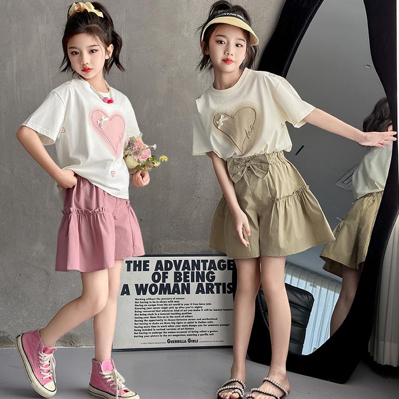 Girls' Summer Short-Sleeved Set