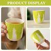 Cabbage Design Ceramic Tea Cup 130ml Chinese Style Porcelain Kung Fu Teaware Outdoor Portable Tea Cup Porcelain Teacup
