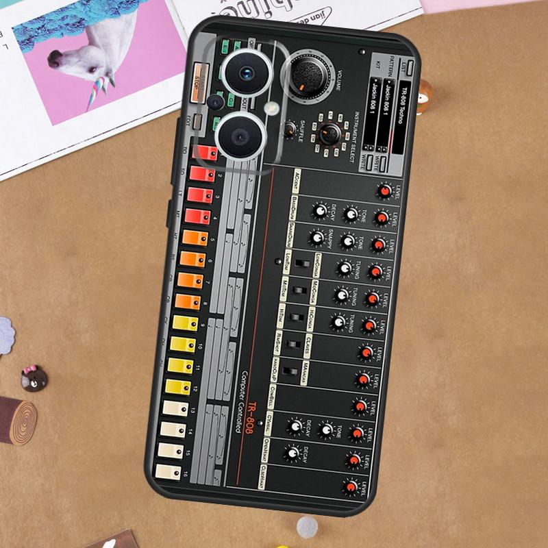 Music DJ Controller Mixer Funda For OPPO Reno 11 F 10 Pro 4 5 6 7 8 Lite 4Z 5Z 8T OPPO Find X6 X5 Pro X2 X3 Neo Case