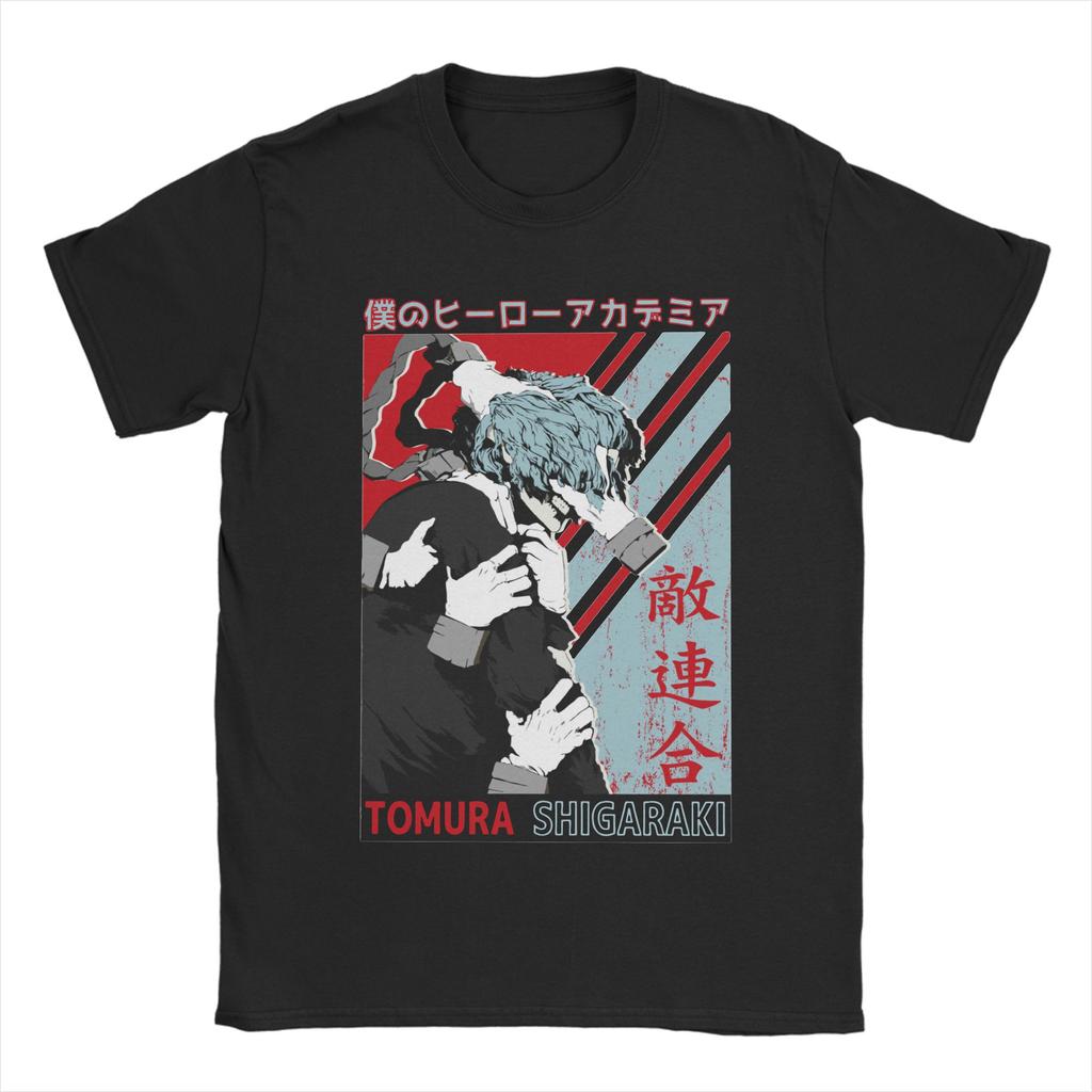 Vintage Himiko Toga My Hero Academia T-Shirts Men Crewneck Cotton T Shirt  Short Sleeve Tee Shirt Plus Size Clothing