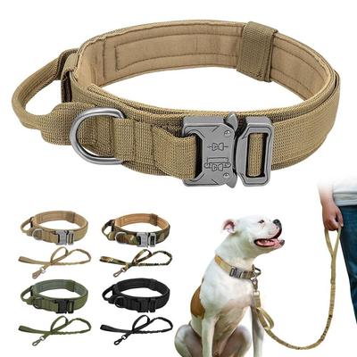 Military Tactical Dog K9 Running Nylon Dog Vest Bungee Leash Training For Medium-sized Dogs, Large German