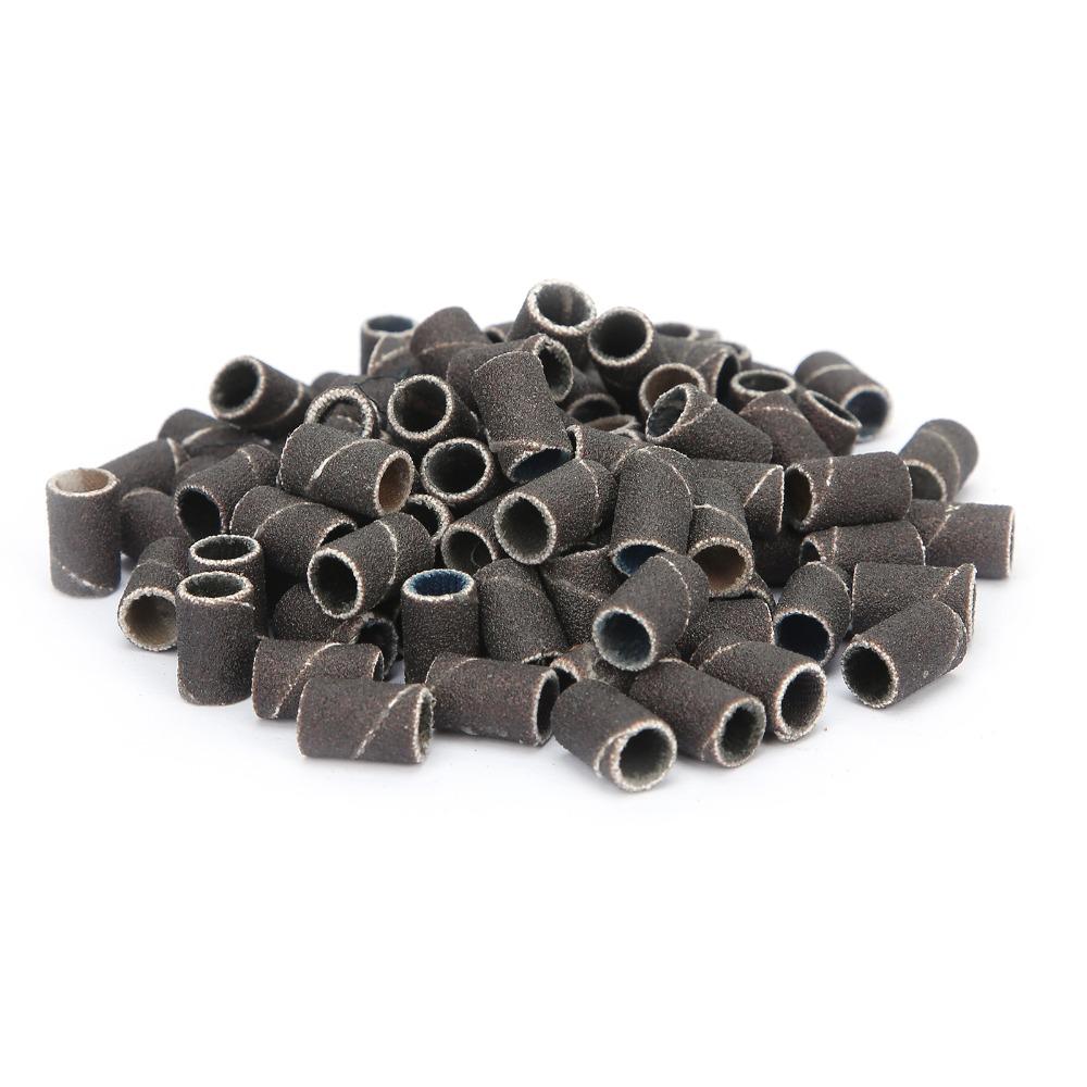 400 Pcs Grinding Sand Nail Sanding Bands Fine Grit Manicure Sanding Bands  Salon Use