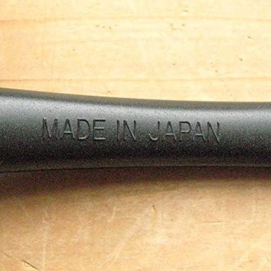 NagaO Heat-Resistant Plastic Dinner Cutlery Set 4 Pieces Black Dishwasher Safe Made Japan