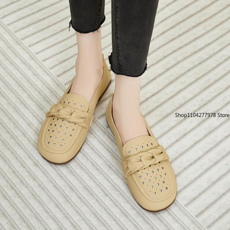 Fashion 2025 Summer New Fashion Round Toe Nurse Shoes Soft Sole Non-slip Sandals Flat Shoes Breathable Casual Sports Women's Shoes