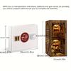 Kit Suport Carte 3D DIY, Model Ornament Decorativ 3D pentru Birou, Suport Carte Puzzle din Lemn 3D pentru Decorare Bibliotecă