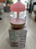 Mini Desktop Rain Sound Humidifier with Night Light and Colorful Gradient for Bedroom Atmosphere