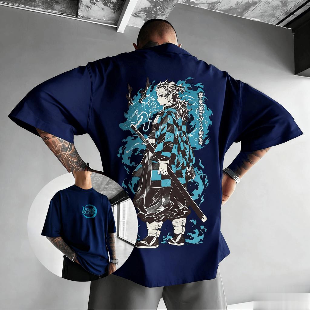 Demon Slayer Street Style Frühling/Sommer Neue Herren-Freizeitmode, geeignet für Männer und Frauen