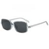 PC Square Frame Sunglasses Fashion Sun Protection for Outdoor Travel Vacation Trendy UV Blocking Lightweight & Durable