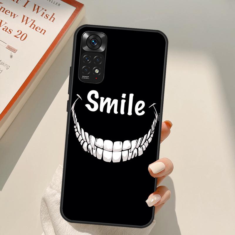 Scary Smile Skeleton Devil pro Redmi 10A 10C 9A 9C 9T K40 K50 Pouzdro na herní telefon pro Redmi Note 11S 10S 9S 9 10 11 Pro
