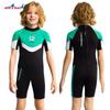 Kids 2.5mm Neoprene Wetsuit Short Sleeve Full Body Dive Snorkel Suit Swimming Surfing Sailing Winter